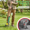 69ecdc88abbc1fbf84bd73c5cd0e5b474ac1c6d4656e38698a9ca.jpg Weed Puller Tool with 2 Weed Eject Feature, 43.7in Stand Up Dandelion Remover Tool, Real Bamboo Handle and Metal 4 Claw & Foot Pedal, Heavy Duty Garden Weeder