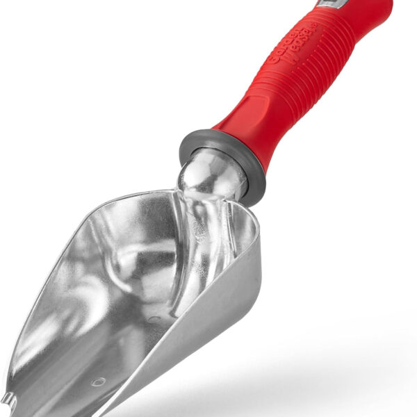 69ee294f01bad6d4641fb3004f3530ddc60fe64e2a1f58ddc37cd.jpg Garden Weasel Potting Scoop - Oversized | Dig and Transport | Planting and Gardening Hand Digging Tools, Heavy Duty Soil Scoop, Mini Gardening Shovel | 91362