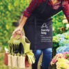 Gardening Tools Set of 10 - Complete Heavy Duty Garden Tools Set with Fashion Handbag - Durable Gardening Supplies Kit Ideal Garden Gifts for Women