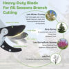 69ee2a3365cacf1bc405ee51a2bd3b5882ee18e995d05a3468cb6.jpg Extendable Loopers for Tree Trimming, 24-42'' Heavy Duty Thick Branches Cutter Lopping Shears with SK5 Steel Blade, Pruning Shear with 1.8” Cut Capacity, Loppers with Compound Action for Gardening