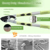 69ee2a33980f269dd93002209022980e54f2d366d5f681f34cf90.jpg Extendable Loopers for Tree Trimming, 24-42'' Heavy Duty Thick Branches Cutter Lopping Shears with SK5 Steel Blade, Pruning Shear with 1.8” Cut Capacity, Loppers with Compound Action for Gardening